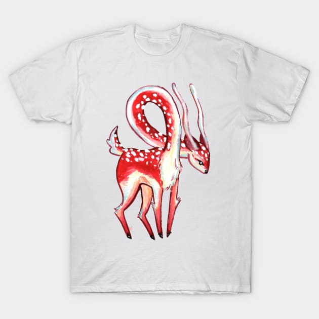 Antelope Deer T-Shirt by Ka.Arts